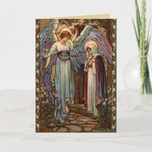 Cartes de Noël religieuses Vieux mode