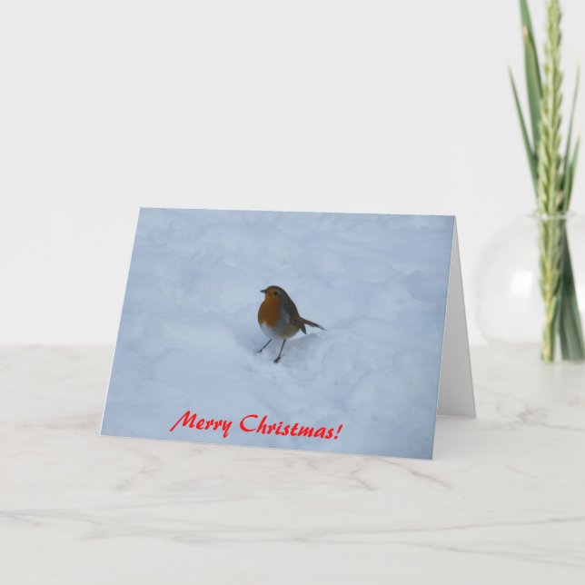 Cartes de Noël Robin (Devant)