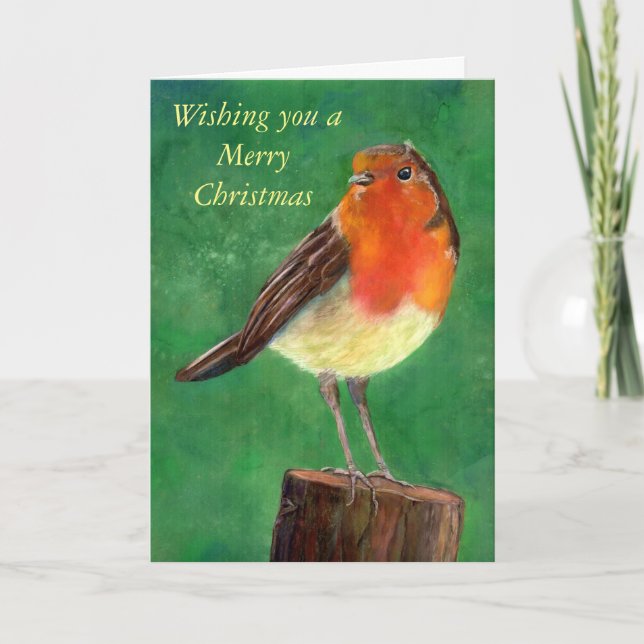 Cartes de Noël Robin (a422) (Devant)