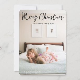 Cartes de Noël rondes avec votre photo