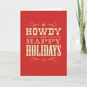 Cartes de Noël Texas