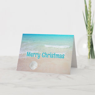 Cartes de Noël Tropical Blue Ocean Beaches