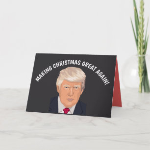 CARTES DE NOËL TRUMP FUNNY