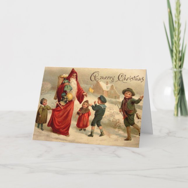 Cartes de Noël Vintage (Devant)