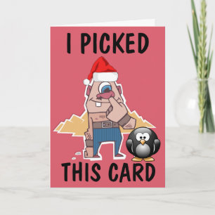 CARTES DE NOISETTES DE NOËL FUNNY