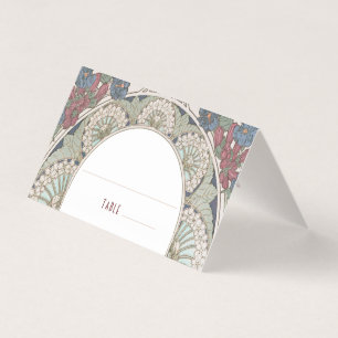 Cartes de nom Mariage Bourgogne Vintage