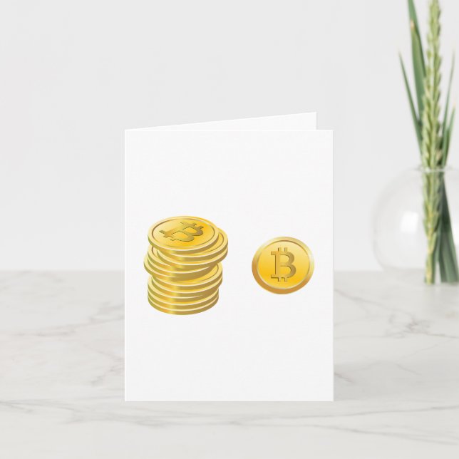 Cartes de note de Bitcoins (Devant)