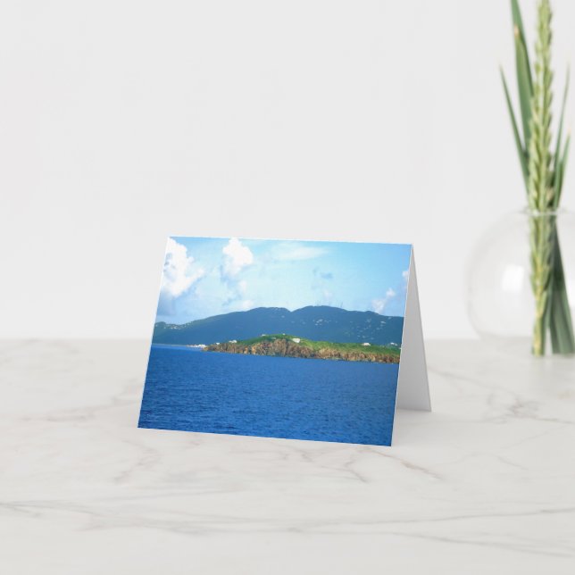 Cartes de note de blanc d'arrivée de St Thomas (Devant)