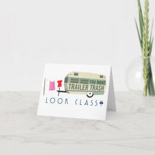 Cartes de note de déchets de remorque