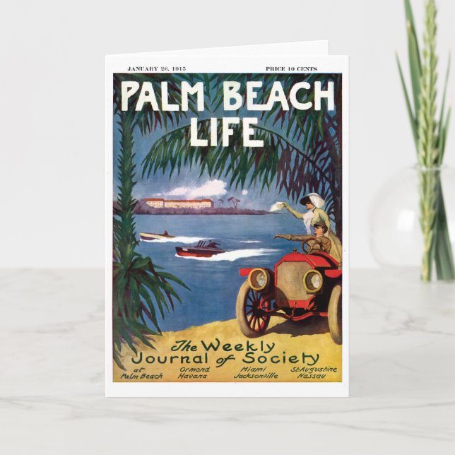 Cartes de note de la vie #19 de Palm Beach (Devant)