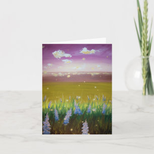Cartes de note de luciole
