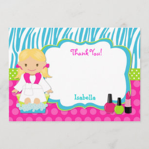 Cartes de note de Merci de partie de spa