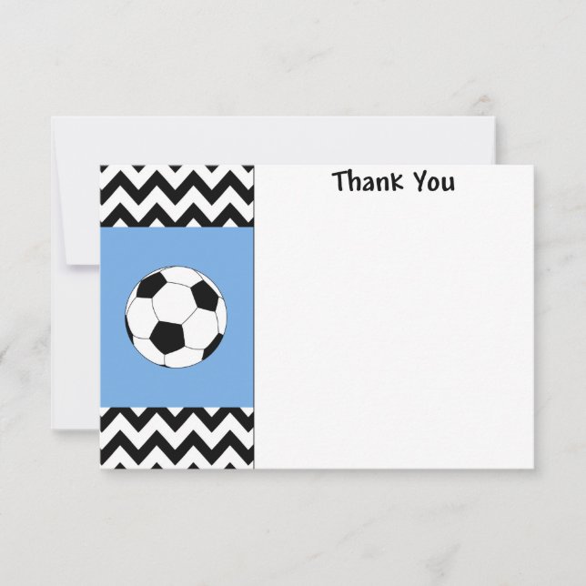 Cartes de note de Merci du football (Devant)