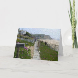Cartes de note "de passage couvert en cristal de
