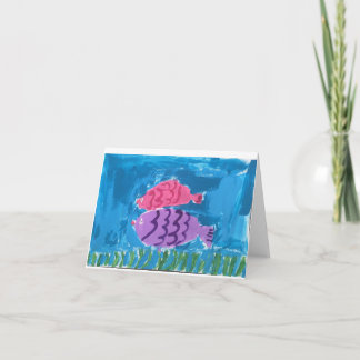 Cartes de note de poissons