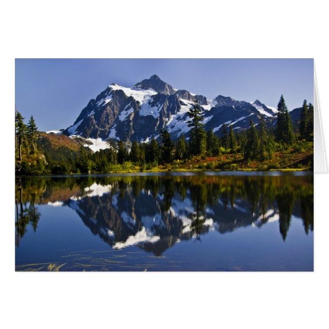 Cartes de note du mont Shuksan (Devant Horizontal)