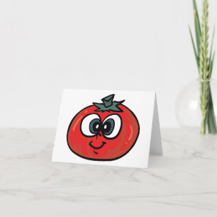 Cartes de note faciale Tomate