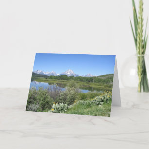 Cartes de note grandes de parc national de Teton