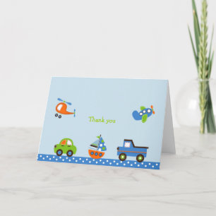 Cartes de note minuscules de Merci de transport de
