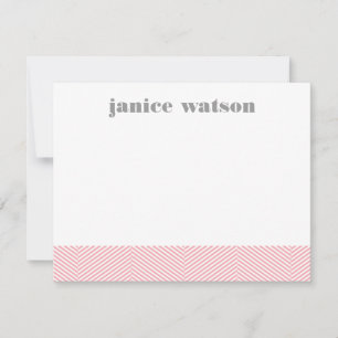 Cartes de note plates personnalisées par arête de