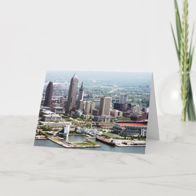 Cartes de note pliées par 5x7 de Cleveland (Devant)