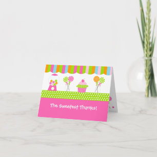 Cartes de note pliées par magasin doux de Merci