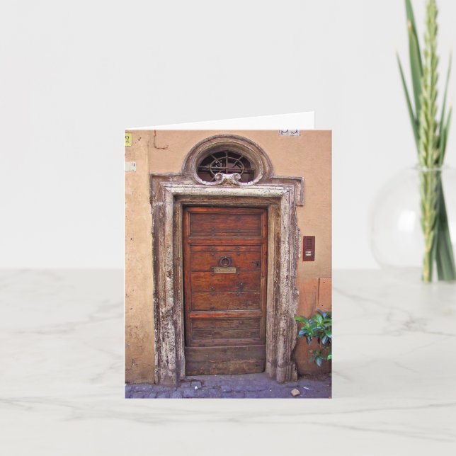 Cartes de note romaines de porte (Devant)