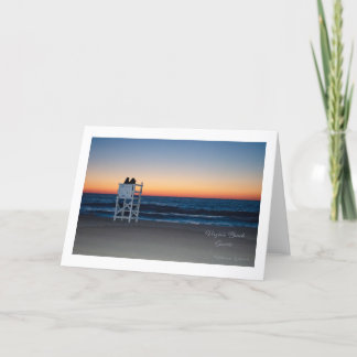 Cartes de note Sunrise de Virginia Beach