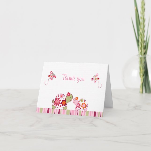 Cartes de note tropicales à la mode de Merci de (Devant)