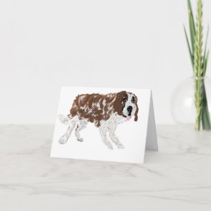 Cartes de notes adorable chien