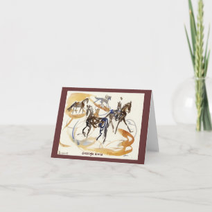 Cartes de notes, aquarelle "Arena Dressage"