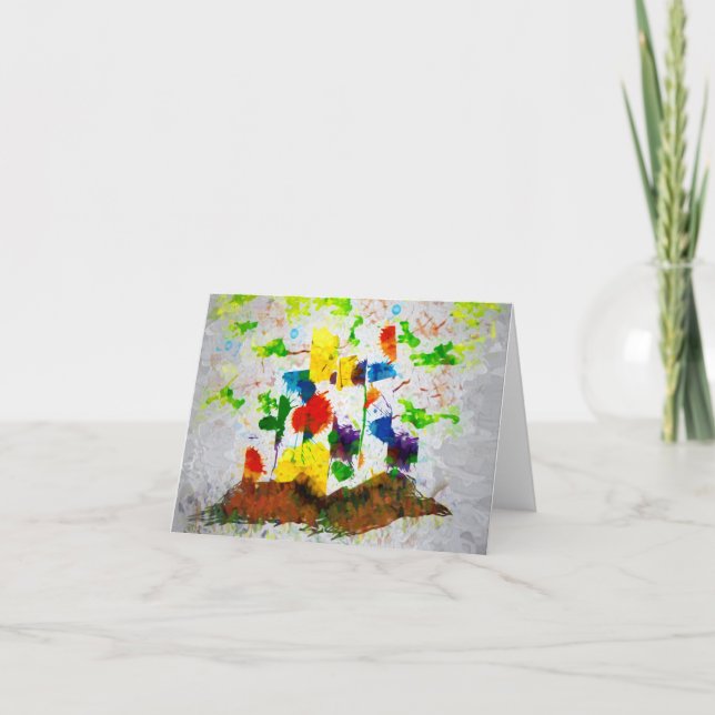 Cartes de notes "Arbres d'Imaginaire naturel" (Devant)