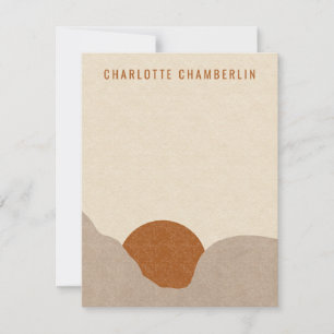 Cartes de notes Boho personnalisées
