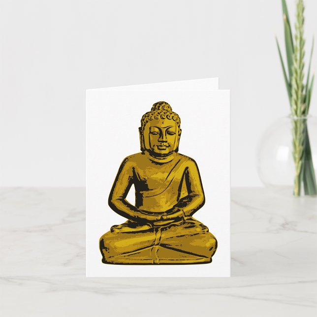 Cartes de notes Bouddha d'or (Créateur téléchargé)