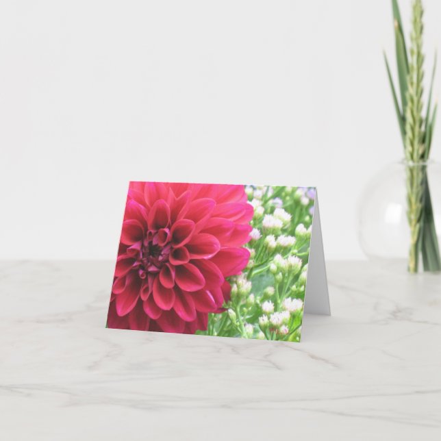 Cartes de notes Dahlia (Devant)