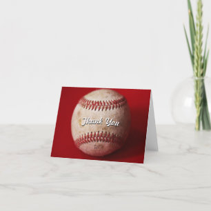 Cartes de notes de baseball Merci Cartes sportiv