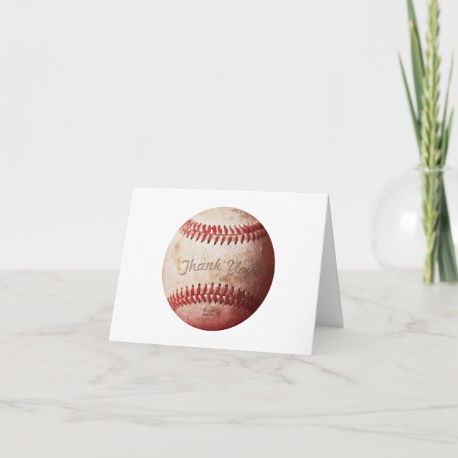Cartes de notes de baseball Merci | Cartes sportiv (Devant)