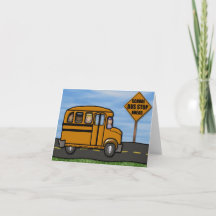 Cartes de notes de bus scolaires par MagsGraphics