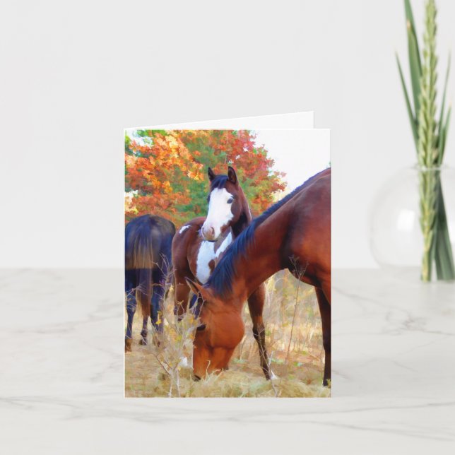 Cartes de notes de Cheval Merci (Devant)