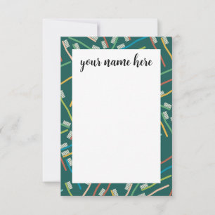 Cartes de notes de dentiste personnalisées