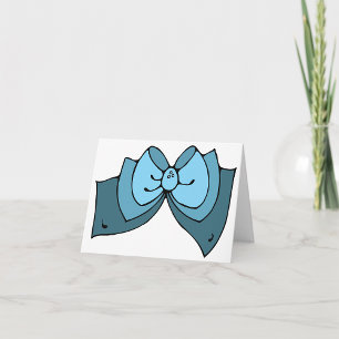 Cartes de notes de fond bleu