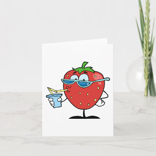 Cartes de notes de fraises