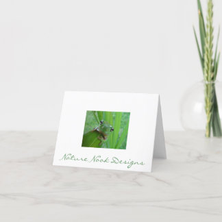 Cartes de notes de grenouille