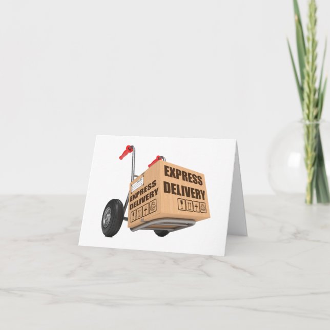 Cartes de notes de livraison Express (Devant)
