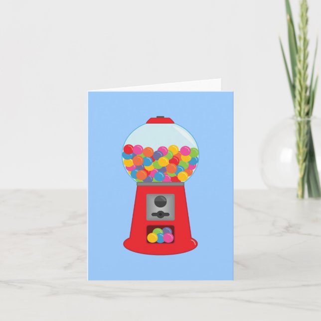 Cartes de notes de machine à gumball (Devant)