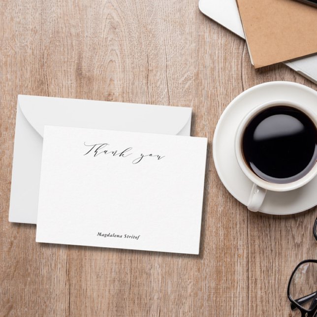 Cartes de notes de remerciement de script (Créateur téléchargé)