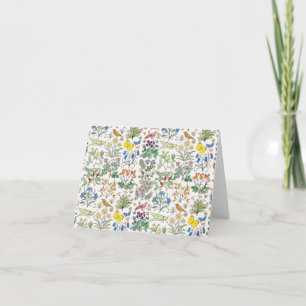 Cartes de notes du Motif du jardin de l'Apothèque 