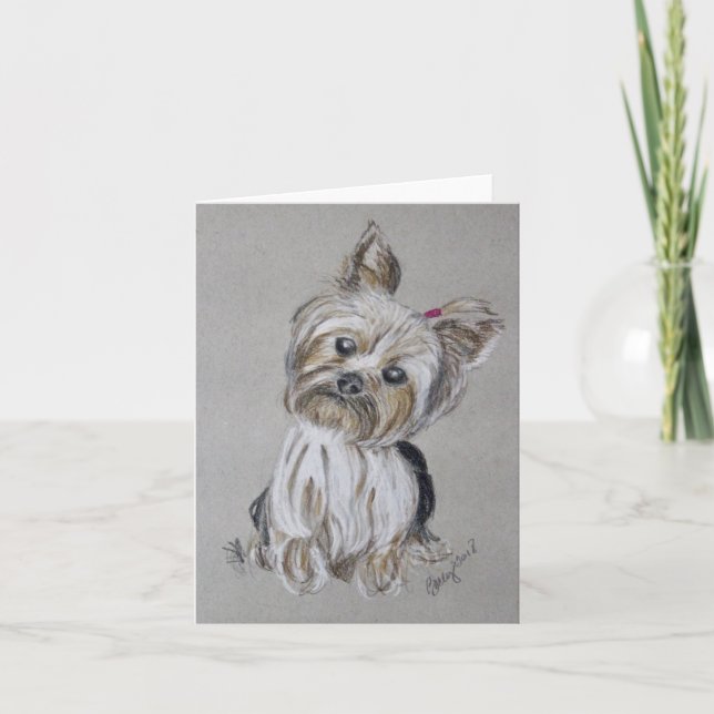 Cartes de notes du Yorkshire Terrier (Devant)