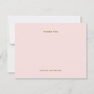 Cartes de notes en rose pâle