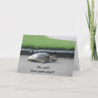 Cartes de notes et cartes de voeux pour les golfeu